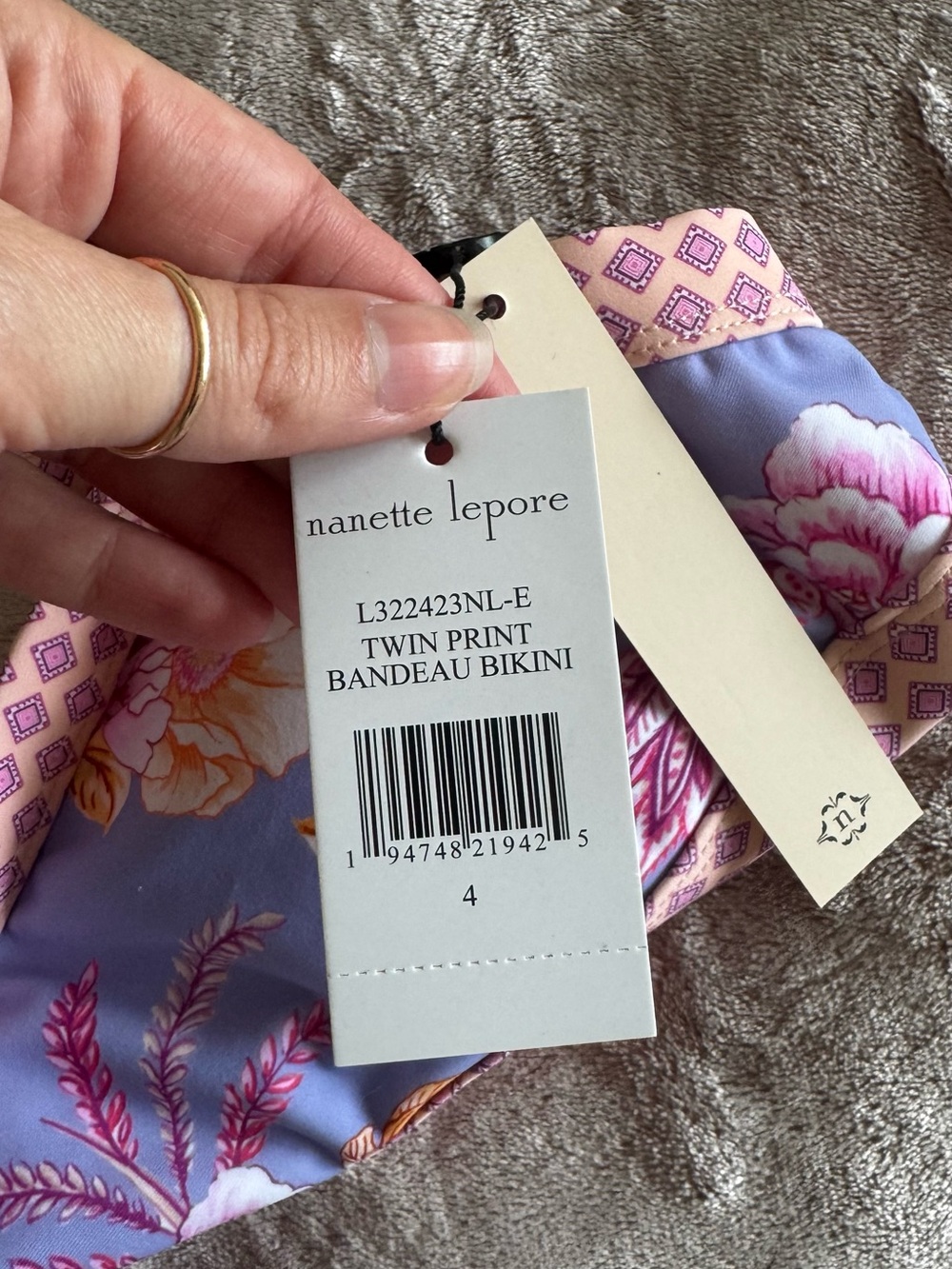 Nanette Lepore Twin Print Bikini Set - Picture 10 of 10